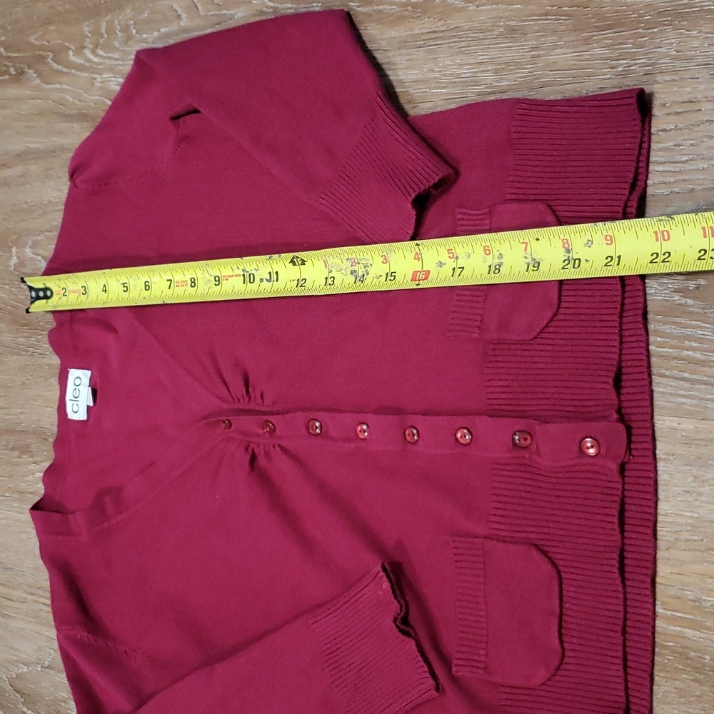 (S) cleo Minimalist Nylon Rayon Cardigan Solid Color Modest Comfy Soft - Picture 5 of 10